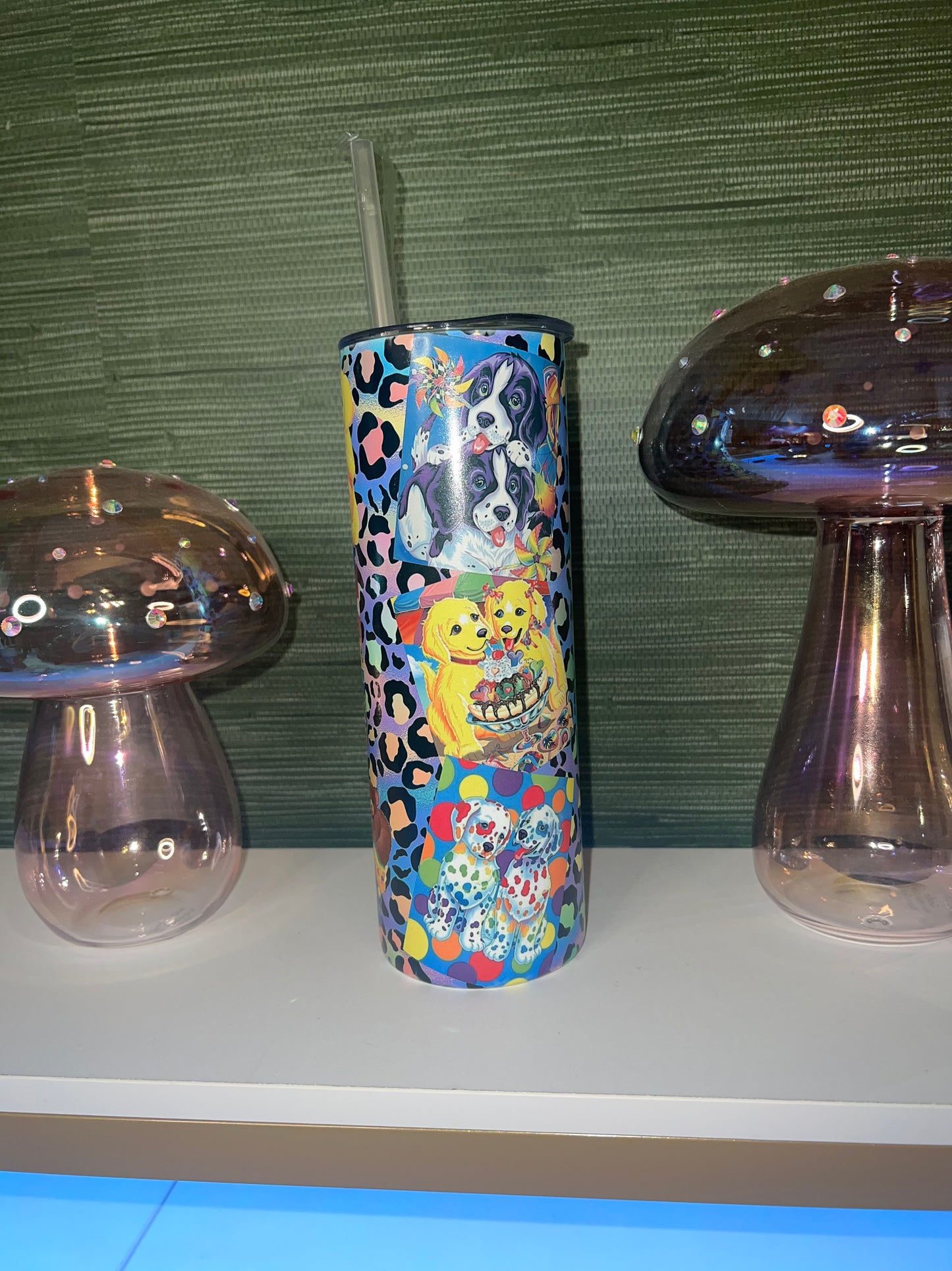 90's themed 20oz metal tumbler