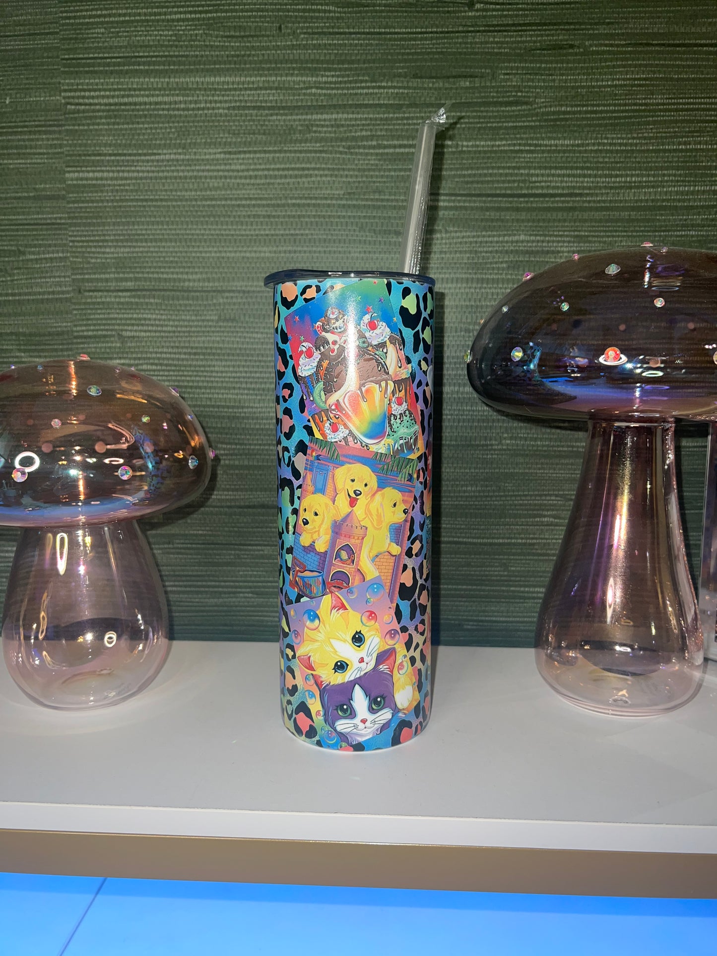 90's themed 20oz metal tumbler