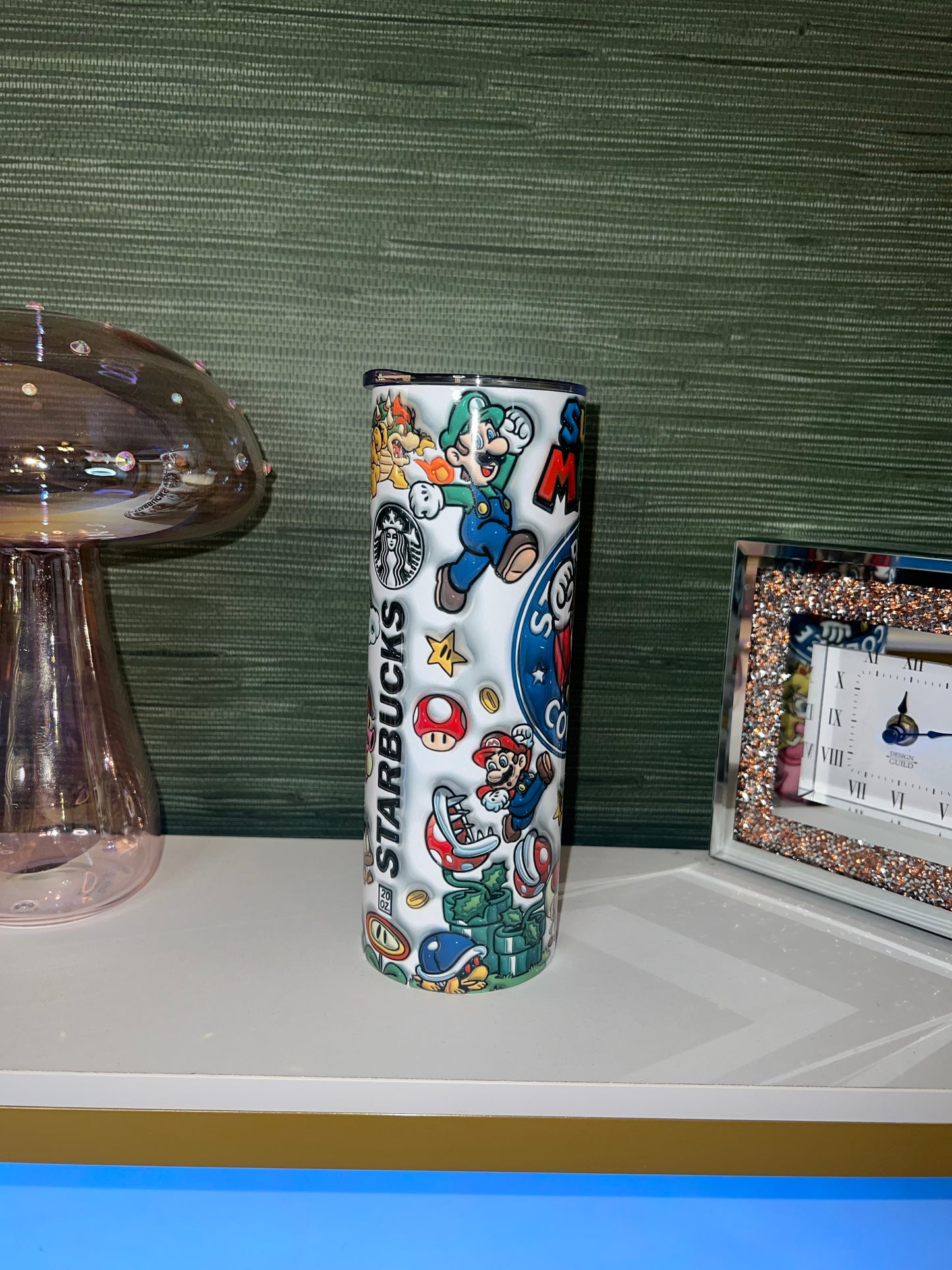 3D Cartoon Mario Tumbler 20oz
