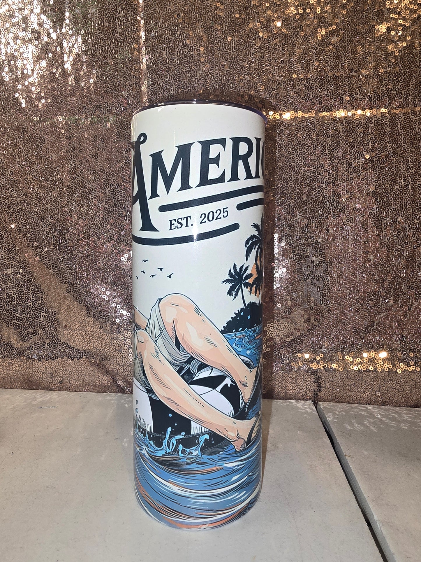 Gulf of America tumbler, Trump tumbler