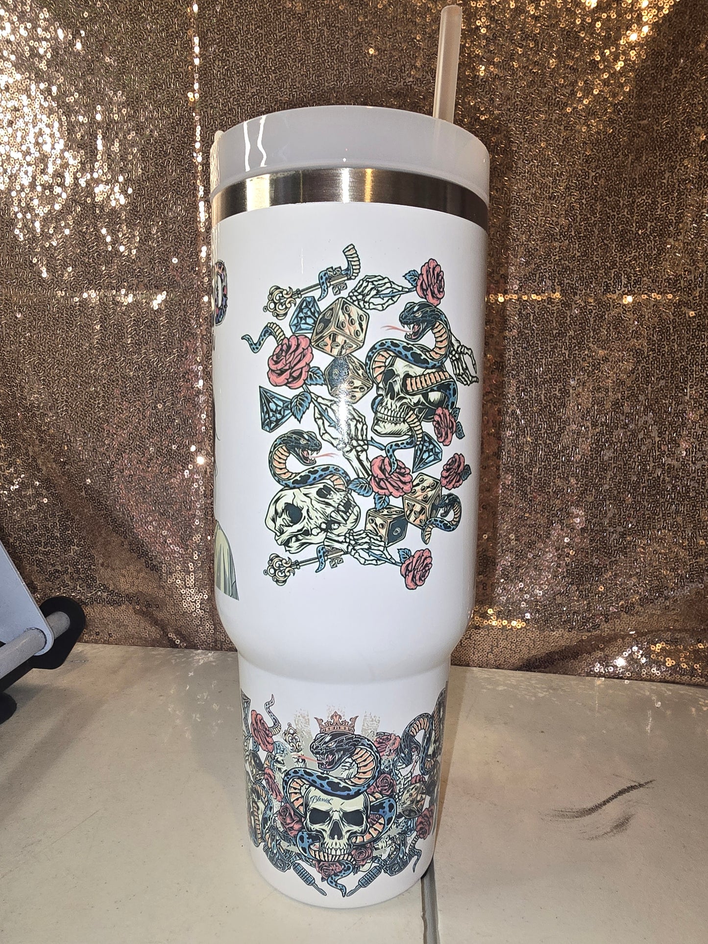 40oz inked mama tumbler