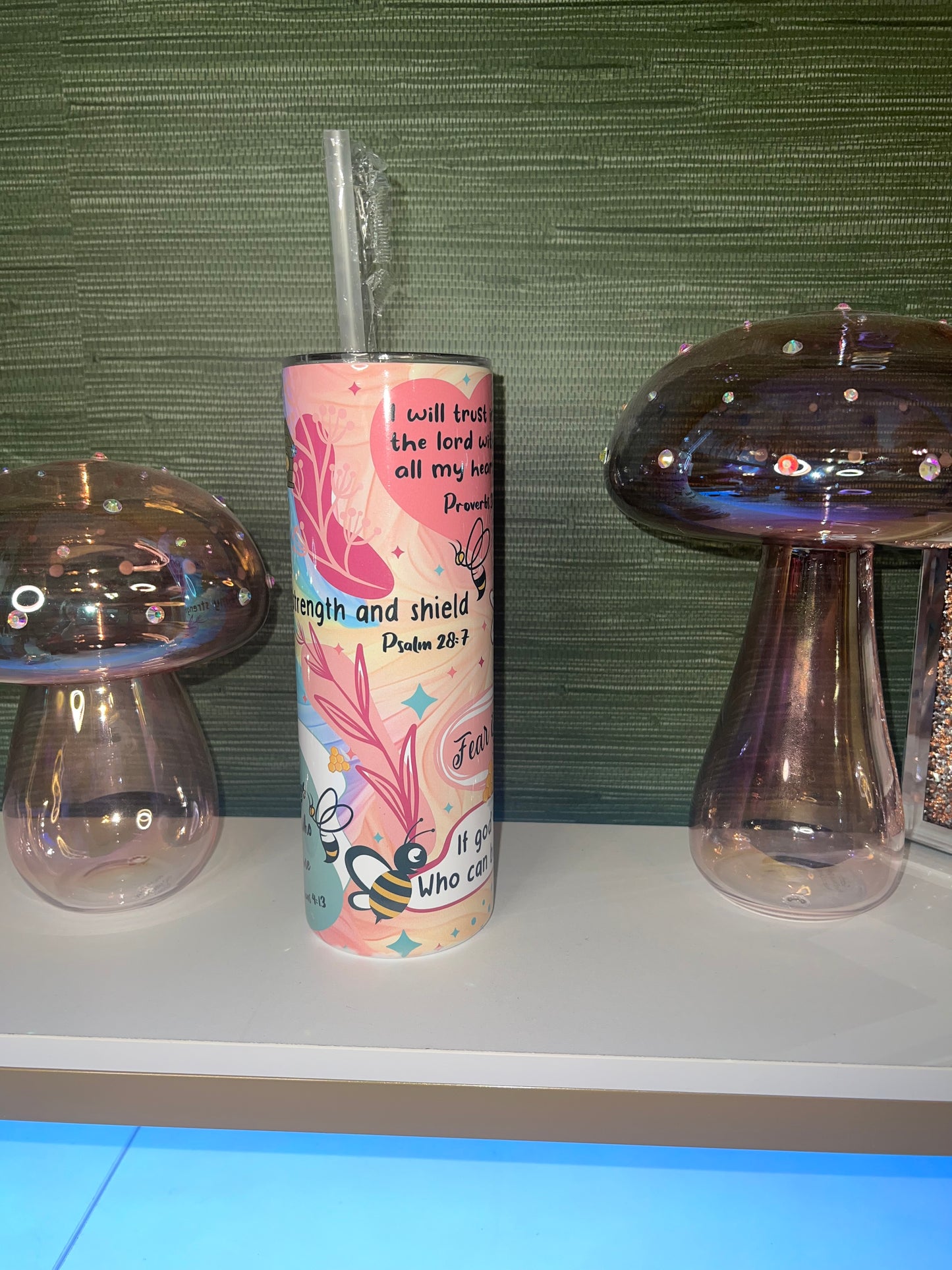 Cute Women’s Christian tumbler, spring colors