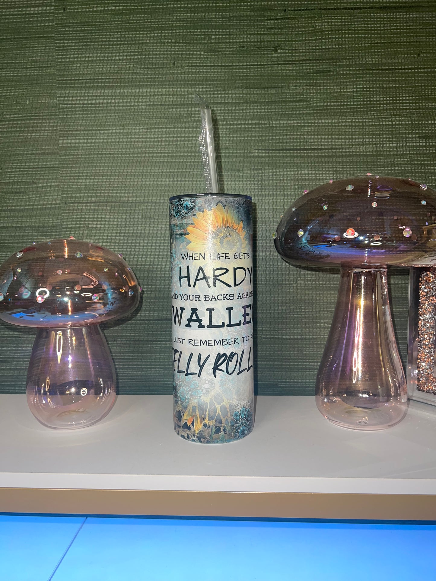 Wallen with jelly roll and hardy tumbler, wallen fan, jelly roll fan, hardy fan, country, tumbler; 40oz