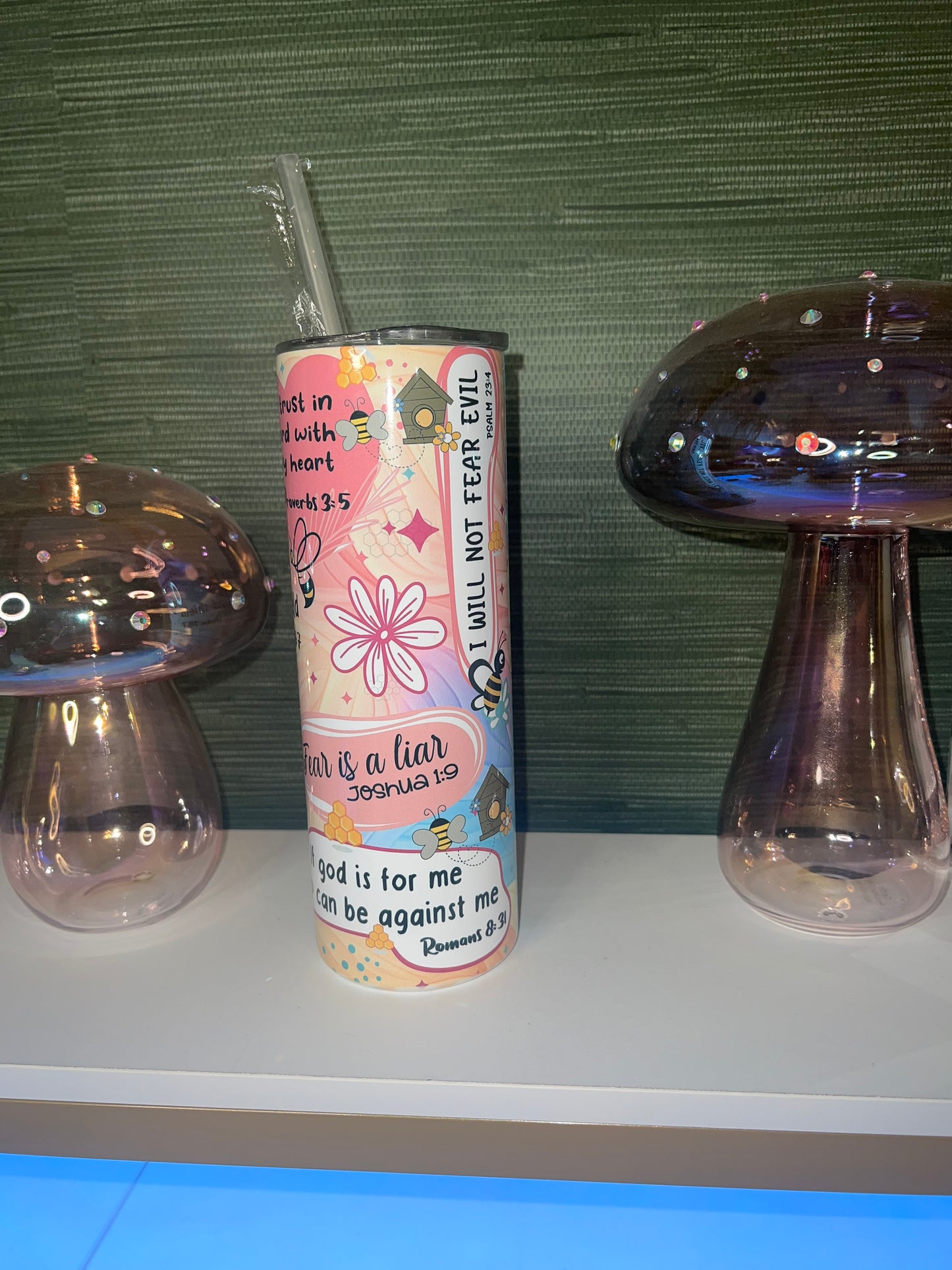 Cute Women’s Christian tumbler, spring colors