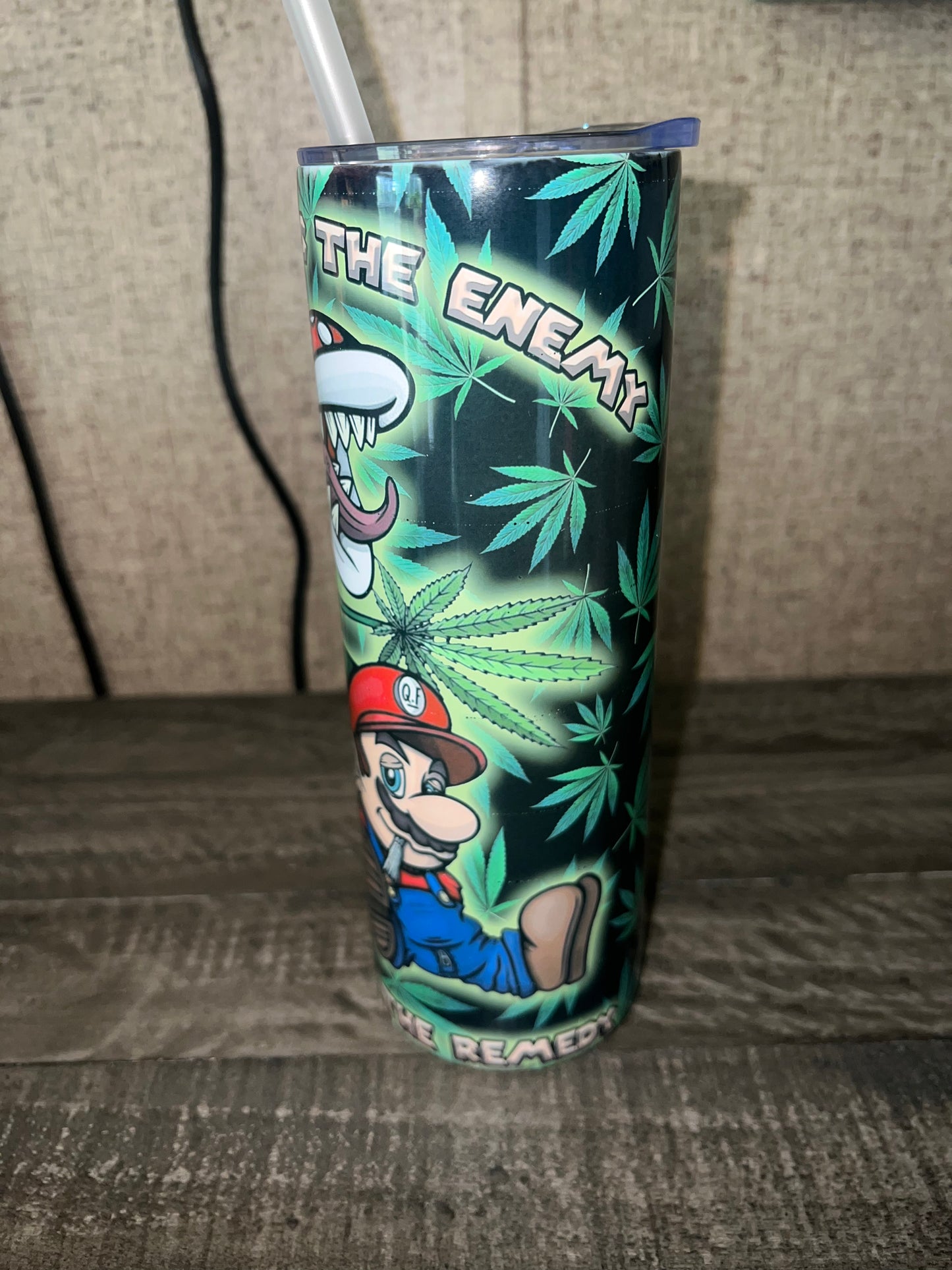 Mario Stoner Tumbler