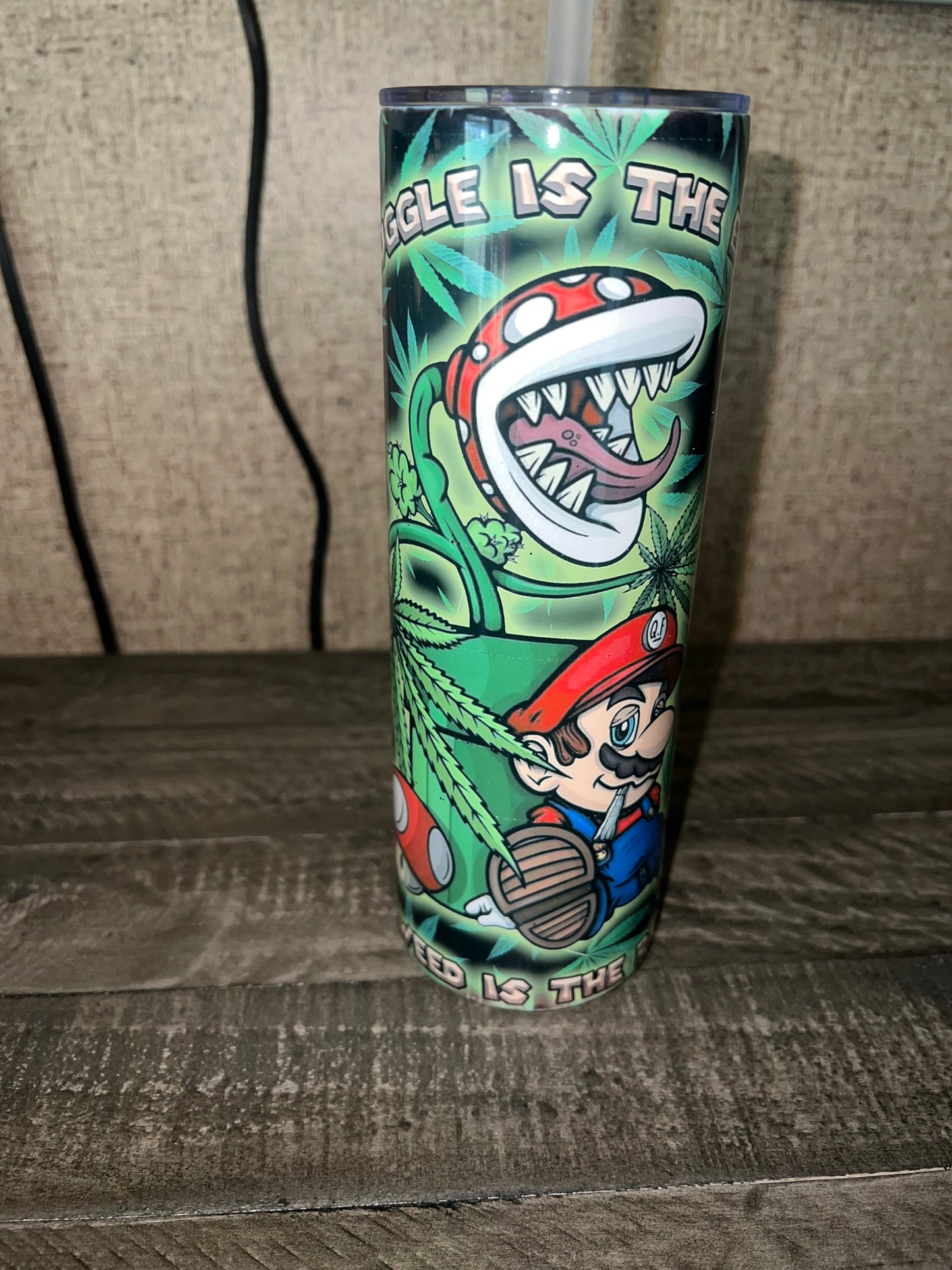Mario Stoner Tumbler