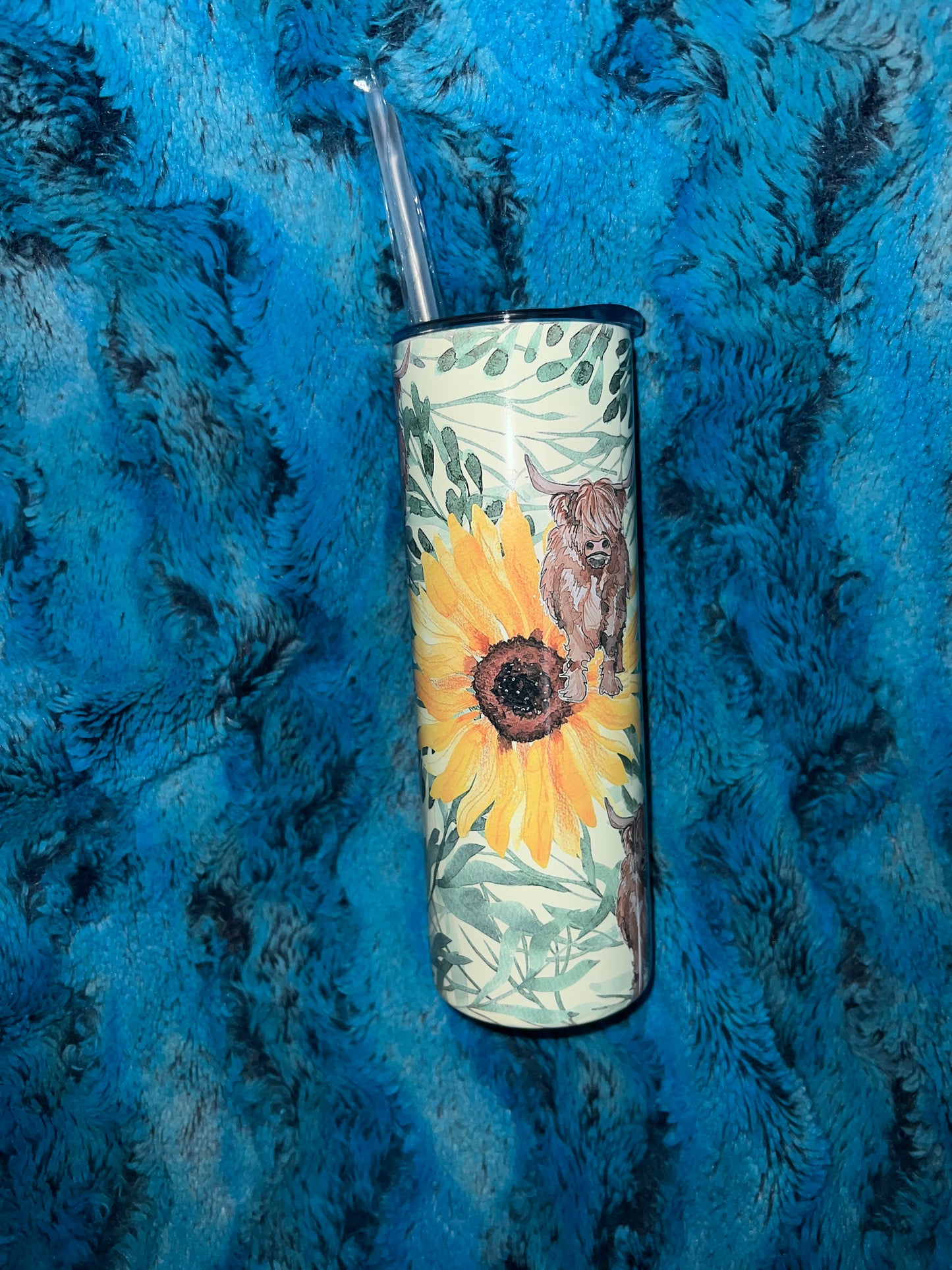 Cows and Sunflowers Tumbler