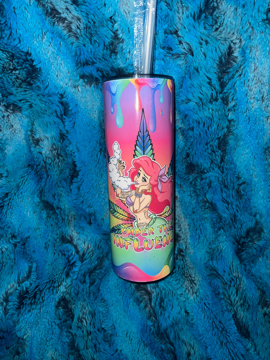 Mermaid Cannabis Under The Influence Tumbler