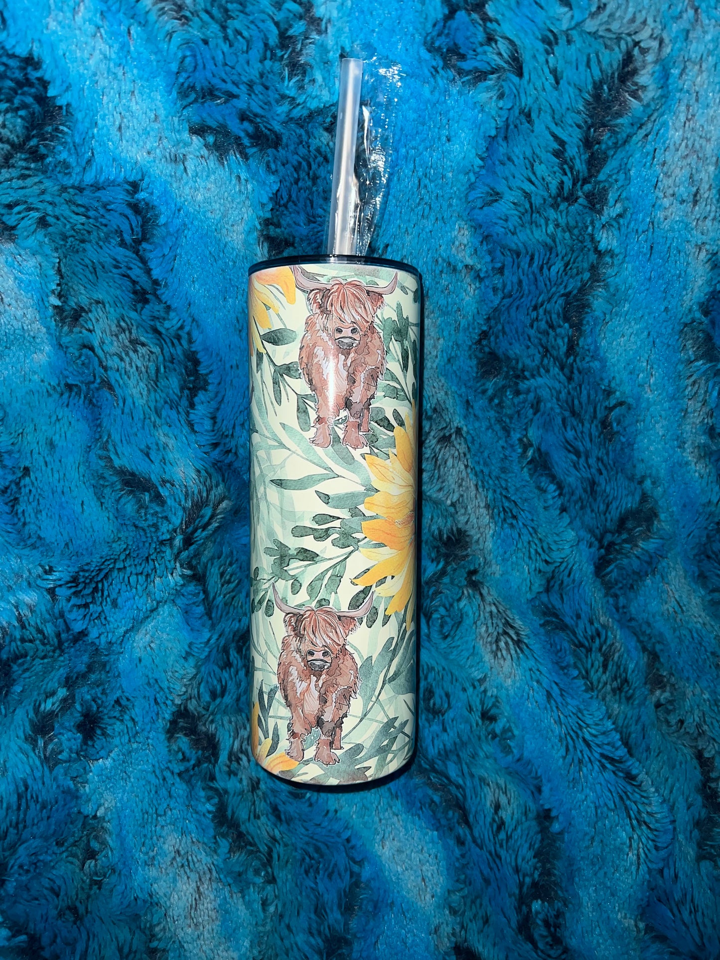 Cows and Sunflowers Tumbler