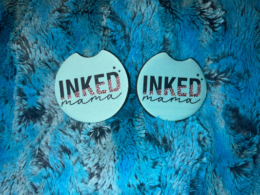 Inked Mama Car Coaster Set