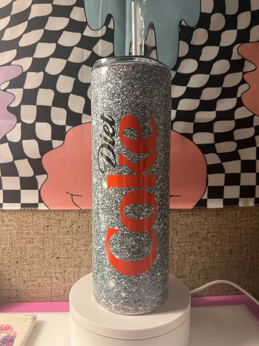 Diet Coke Sparkly Tumbler