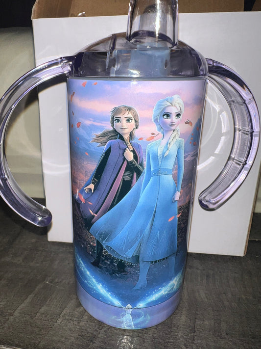 Frozen Kids Duo Lid + Straw Sippy/Tumbler